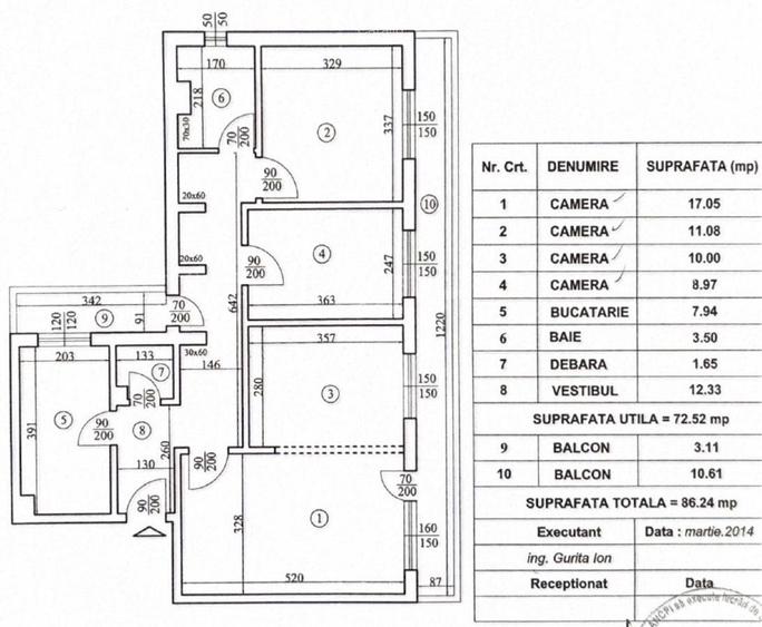 Apartament 3 Camere | Pantelimon | Decomandat | 2 Balcoane | Bloc Anvelopat