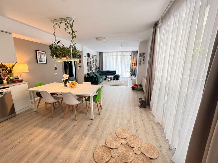 APARTAMENT 3 CAMERE GRĂDINĂ 100MP – PIPERA- BOXA - LOC PARCARE - 2 BAI - 8