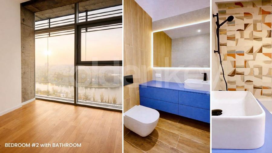 Vedere de exceptie! Apartament nou cu 4 camere, 4 bai | 212mpc