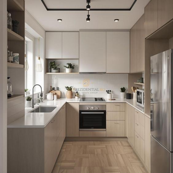 Apartament aproape de metrou - 2 camere + balcon, decomandat, bloc nou