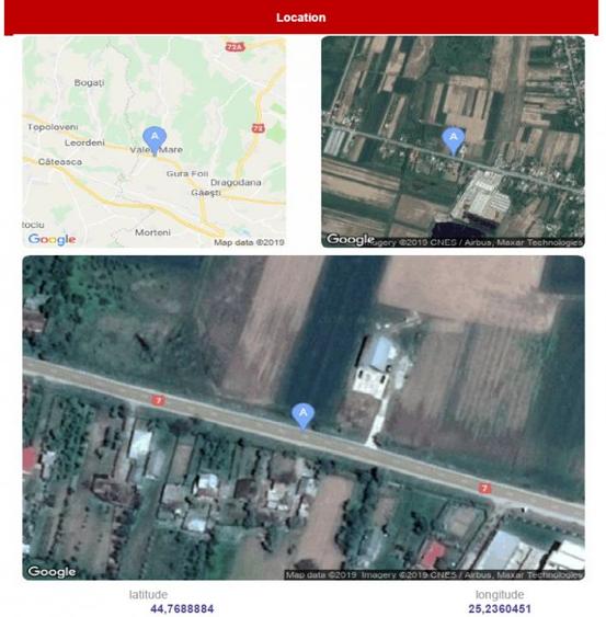 Teren arabil intravilan in suprafata de 3.931 mp situat in Valea Mare