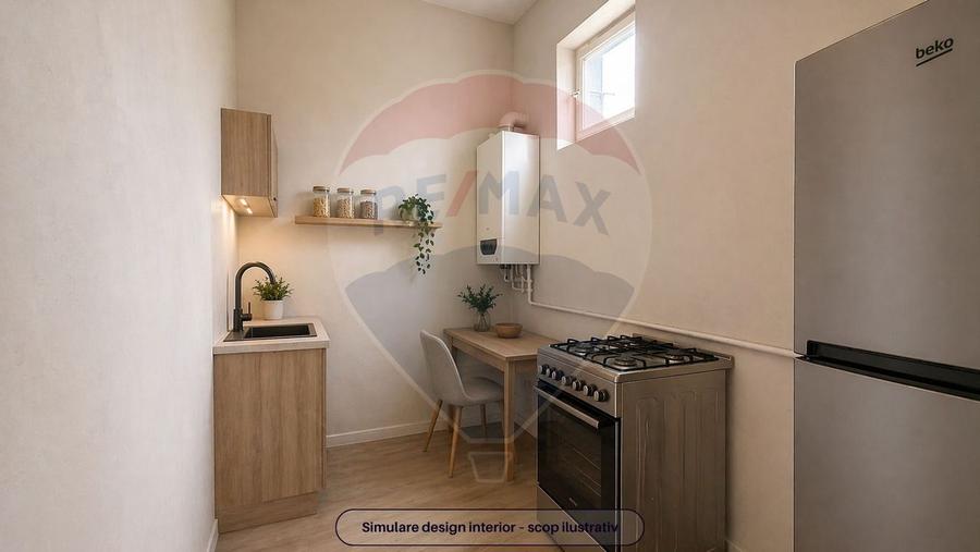 Apartament 2 camere luminos cu vedere spre Cetate, ISR, 0% Comision