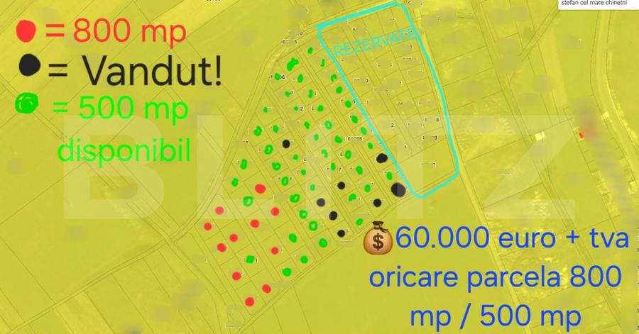Terenuri cu Autorizatie de Constructie Duplex - 500- 650 mp / parcela / +TVA