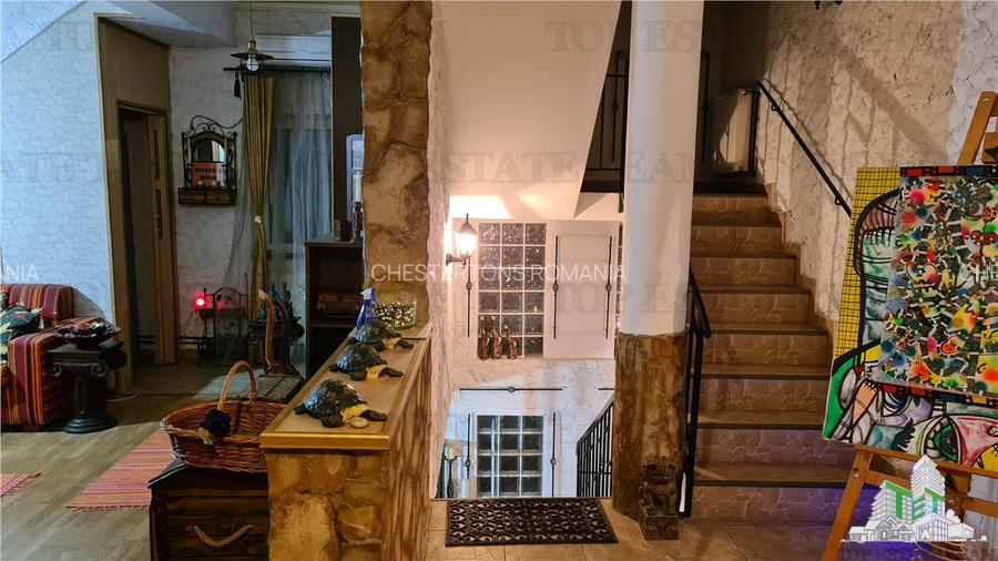 Super afacere, vila cu aspect de conac cu spatii moderne dar si clasice antichiz - 17