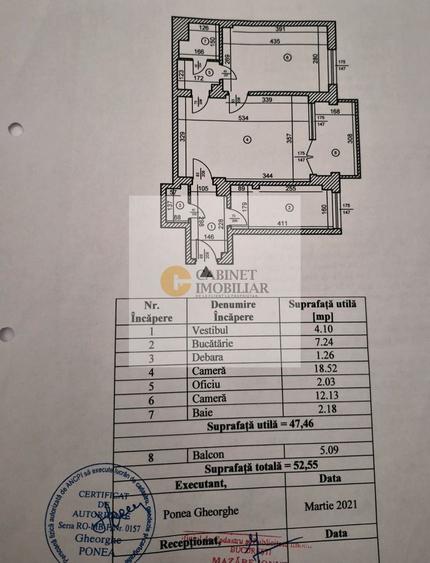 2 camere I ASE I Etaj intermediar I 53 mp