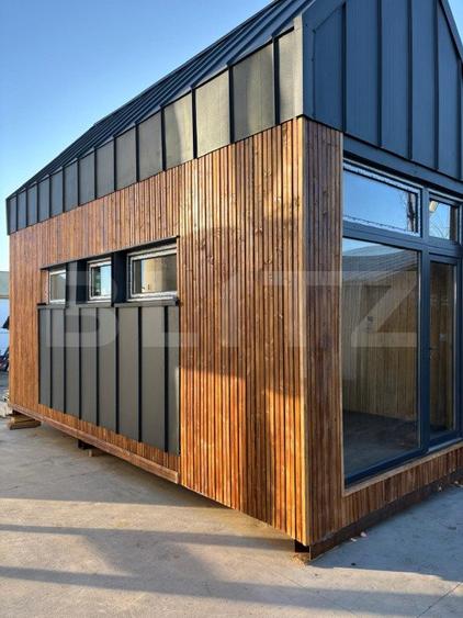 Casa modulara la cheie, 24 mp utili(construita din panouri S.I.P)