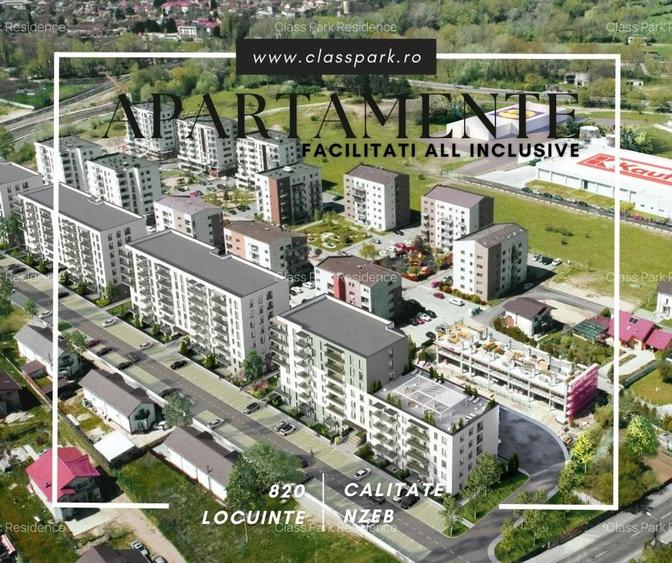 Apartament 3 camere NOU Targoviste cu Mobila Bucatarie Class Park Residence