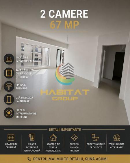 Vanzrea Apartament 2 camere 67 mp | Popești Leordeni | Biruinței