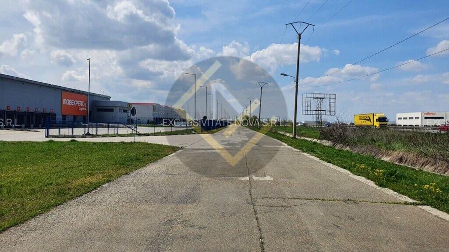 Autostrada A1 km23 acces A0 teren 20HA - 75HA Logistic MOBEXPERT utilitati