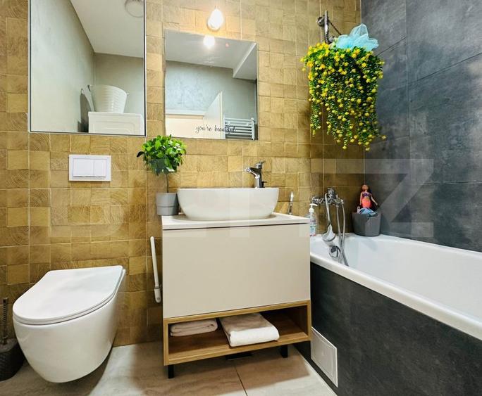 Penthouse LUX pe un singur nivel, cu 3 camere, 79 mp, decomandat, zona Tractorul