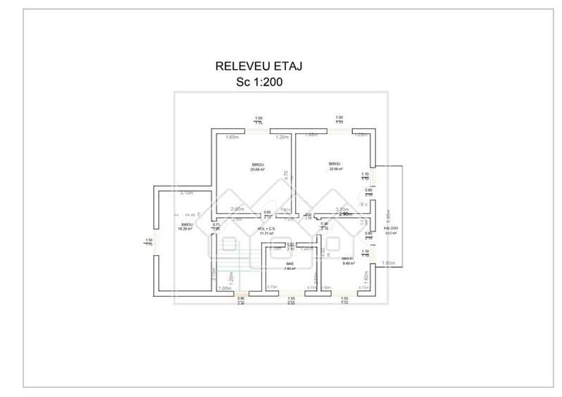 Spatiu de birouri - 9 camere - 250 mp utili - Selimbar