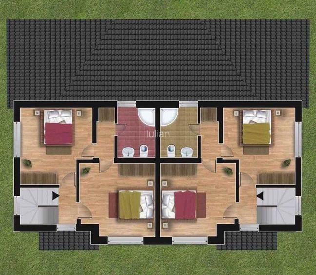 Duplex in complexul Aria Residences Corbeanca mobilat si utilat COMISION 0% - 15