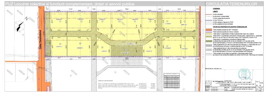 Teren ptr blocuri, cu PUZ aprobat, HCL 374/2026, zona Nord, C. Torontalului - 7