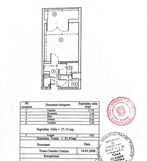 De inchiriat garsoniera Lucretiu Patrascanu - langa metrou Costin Georgian