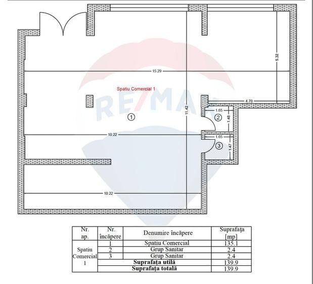 Vanzare Spatiu Comercial Parter + Curte 30mp | Randament 8.1% Garantat