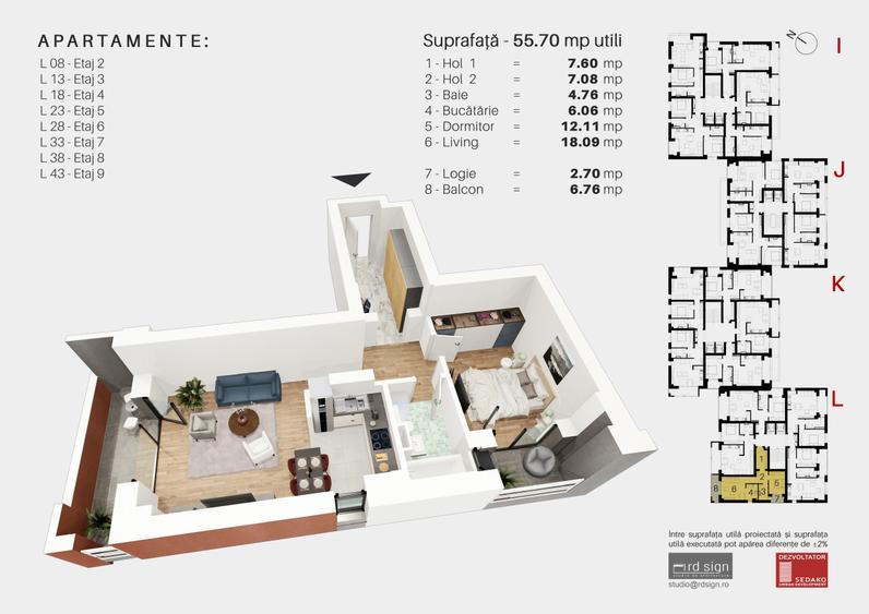 Dezvoltator.Apartament Nou.Ocupabil imediat.