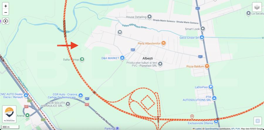 Teren EV și IV cu casă, 29.600 mp, utilități și acces facil, Albești