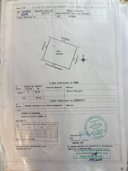 Teren 500 mp in Costinesti pentru investitie