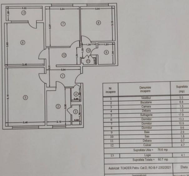 Apartament 4 Camere/ Berceni/ Parcare