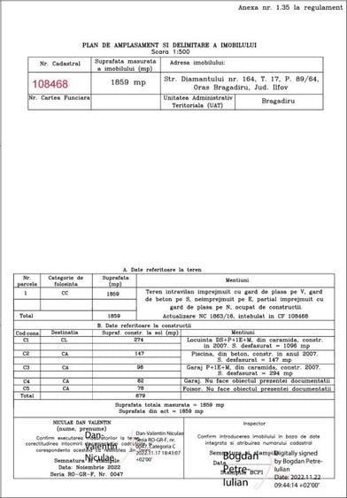 Vând o Vilă "Vip 1" - Ds.+P.+1Et.+M. - 14 cam. mari și 2 terenuri