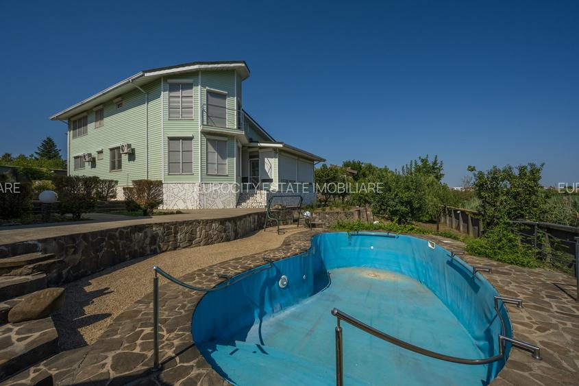 Corbeanca-Laguna Albastra, vila cu piscina, deschidere la lac, comision 0 - 3