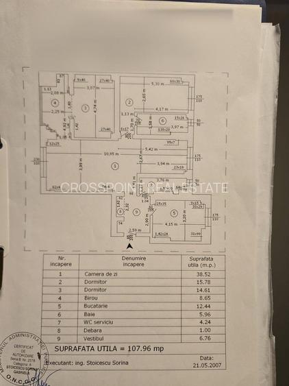 Apartament spațios 3 camere | Calea Victoriei | 100 mp - 19