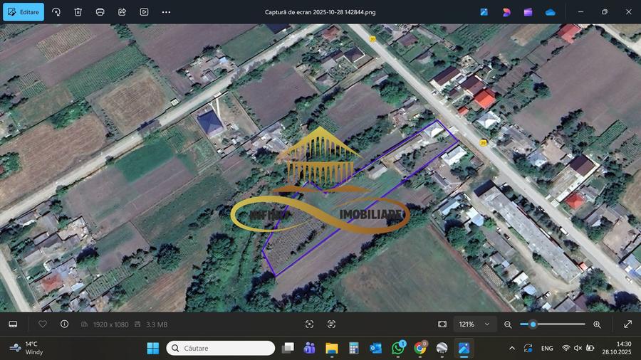 Casa batraneasca din caramida de vanzare si 4500 mp teren Negri Bacau