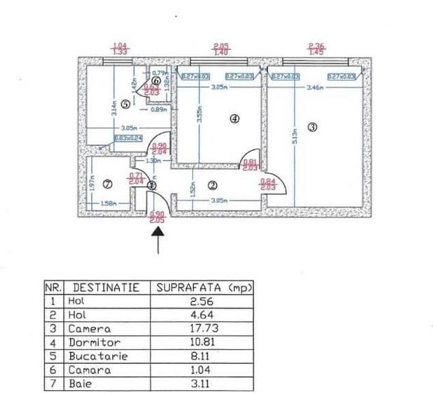 Apartament 2 camere Decomandat Berceni