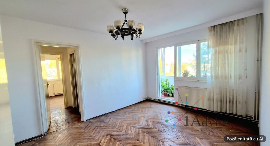 Apartament 3 camere | 67 mp | Etaj 3/4 | 2 balcoane | Centrală nouă