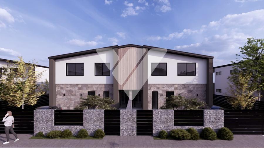 Casa duplex premium 4 camere cu terasă și teren 356mp Șura Mică Sibiu