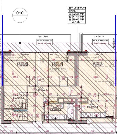 Penthouse Duplex, 4 camere, imobil lux, 184.65 mp - One High District