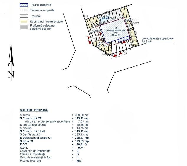 Bucium - teren 398mp cu autorizatie constructie D+P+E, toate utilitatile - 1