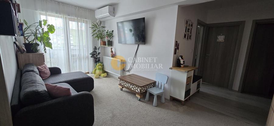 BLOC NOU INTABULAT - 3 CAMERE DECOMANDAT - ETAJ INTERMEDIAR - MOBILAT SI UTILAT