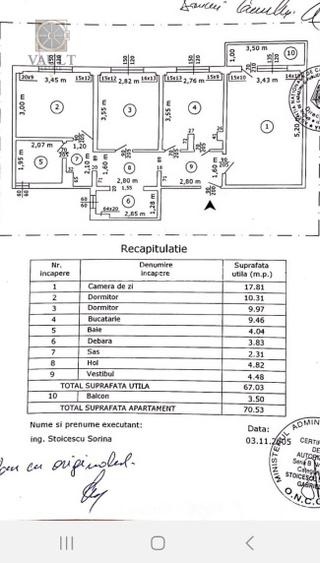 Apartament 3 camere - Sebastian - Scoala 280 - 1