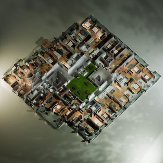 Tomis Nord/Carrefour-Apartament 3 camere decomandate, bloc nou.