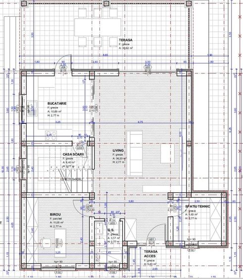 Teren Bazosu Nou, cu AC Casa P+E | gaz, apa, curent