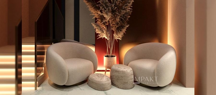 Penthouse dispus pe 2 niveluri cu terasa de 150 m2 langa Parcul Central