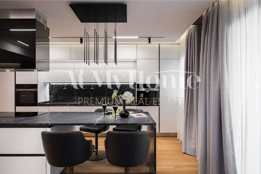Duplex penthouse spectaculos cu 4 camere, mobilat premium, vinoteca, 3 parcari