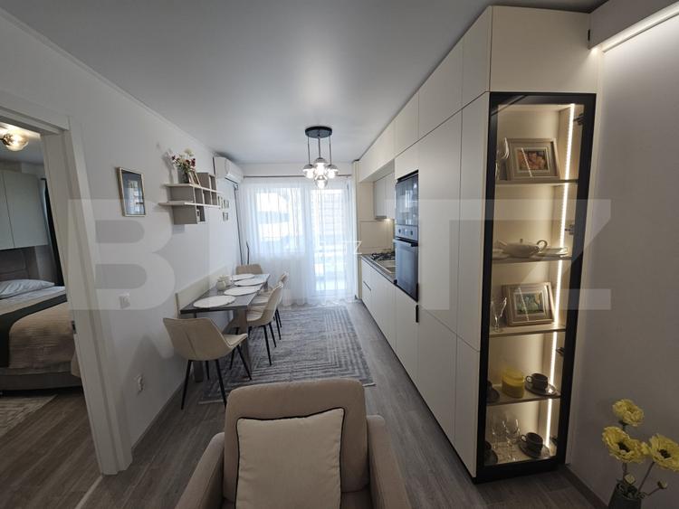 Apartament 2 camere, 44 mp,  mobilat complet, zona Copou - 3