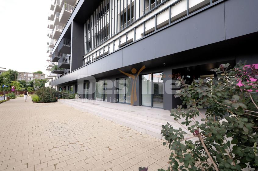 Spatiu Comercial 217 mp parter 2 parcari la intrare in Silk District