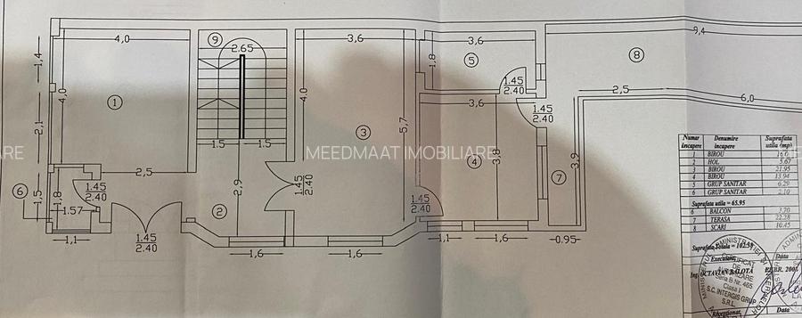 CLĂDIRE BIROURI 338 MP UTILI – TITAN – PARCARE 10 MAȘINI + - 5