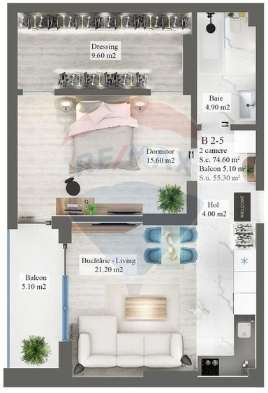 Studio cu finisaje premium | Bulevardul Pipera