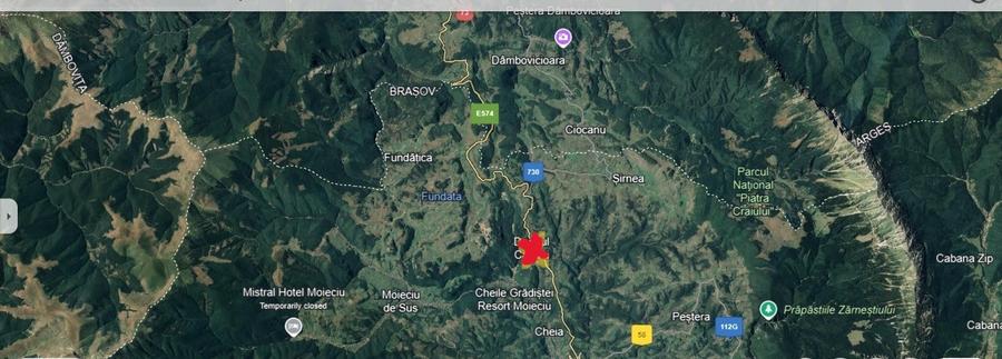 Moeciu, Drumul Carului, teren 3750 mp, 75000 euro