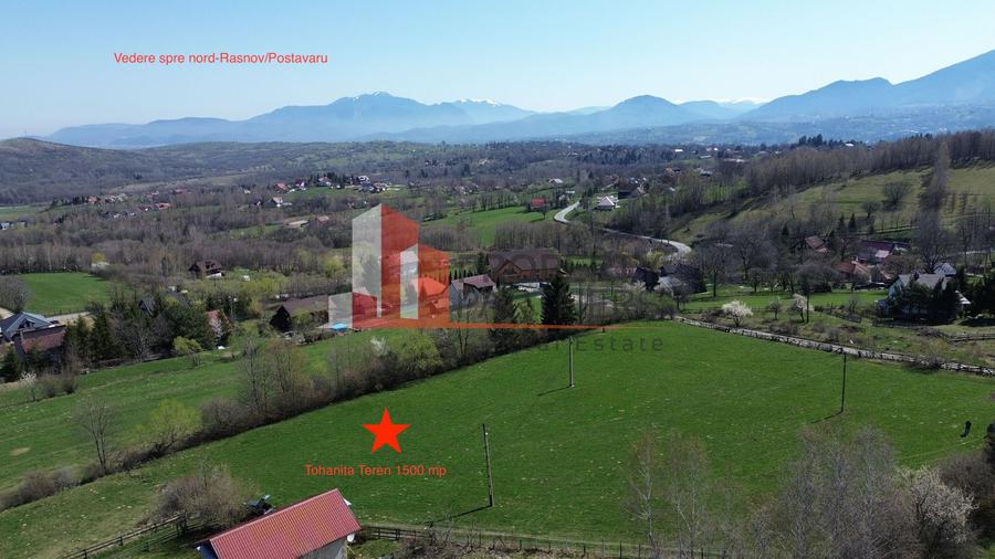Teren Bran Tohanita | Intravilan 1.379 mp | Vedere Panoramică|