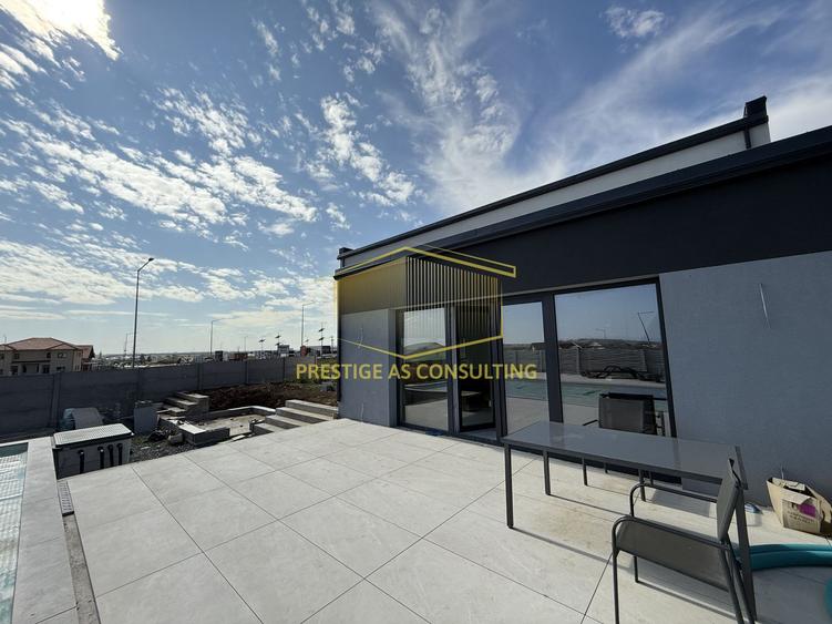 Vila moderna cu structura metalica, tehnologie NZEB si piscina | Giarmata