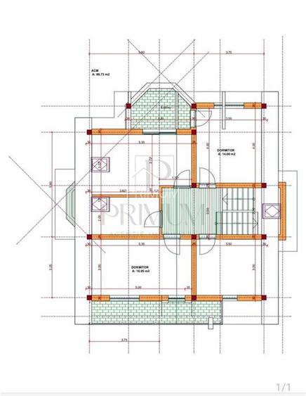 Casa individuala - 5 camere - dormitor la parter - 792 mp teren - 4