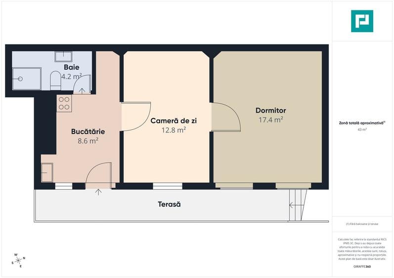 Apartament cu 2 camere | Ultracentral – Arad