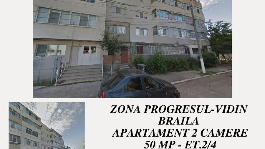 Zona Progresul-Vidin - Apartament 2 camere - 50 mp - Et.2/4, Braila