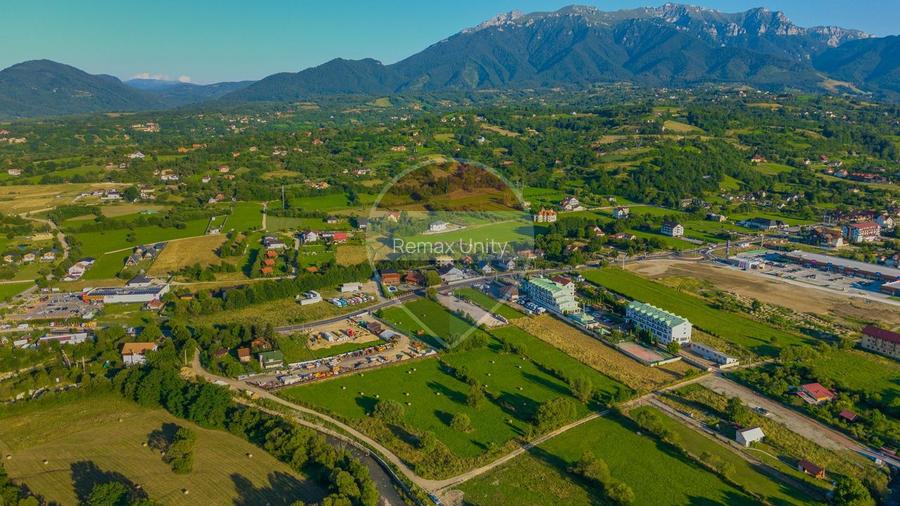 Teren intravilan 7.660 mp lângă Bran, panoramă 360°, comision 0%