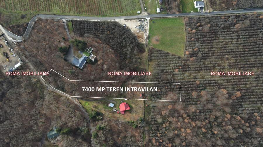 TEREN INTRAVILAN – TĂUȚII-MĂGHERĂUȘ Lângă Cabana Apa Sărată